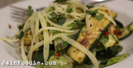 Jain Grilled Veg Salad